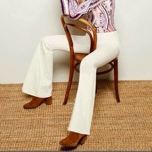 WE THE FREE Penny Pull on Flares in Cream Off White